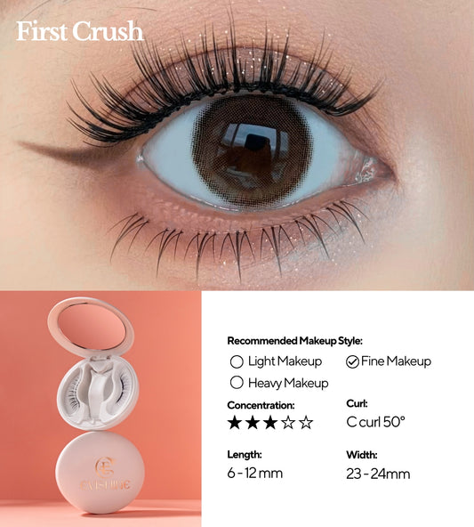 EviShine Magnetic Eyelashes Set -  First Crush