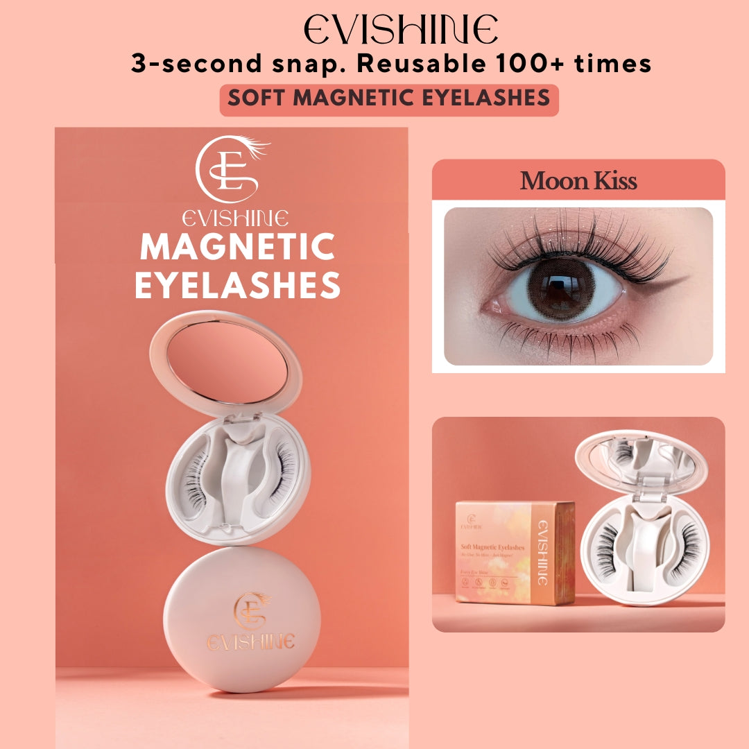 EviShine Magnetic Eyelashes Set - Moon Kiss